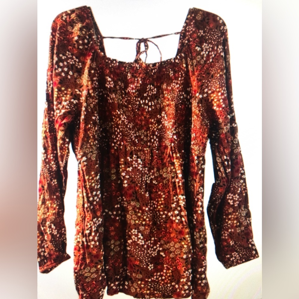 Sonoma Goods For Life- XL- Smocked Bodice Babydoll - Maternity Top